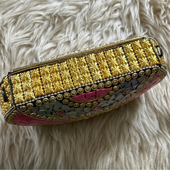 RAMLA Beverly Hills Pink Mosaic Bag NEW - Picture 2 of 12